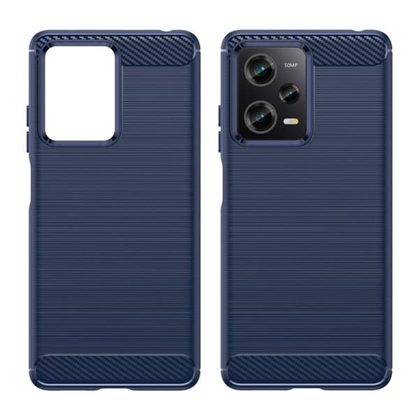SKALO Xiaomi Redmi Note 12 Pro 5G Armor Carbon Stöttåligt TPU-skal