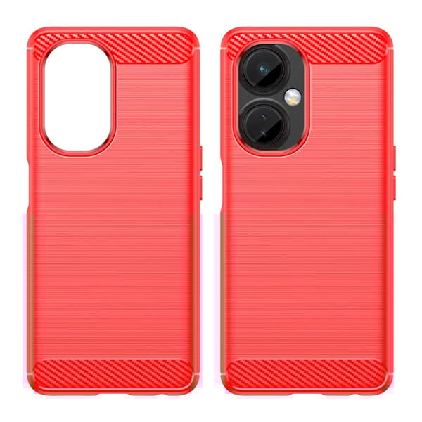 SKALO OnePlus Nord CE 3 Lite 5G Armor Carbon Stöttåligt TPU-skal