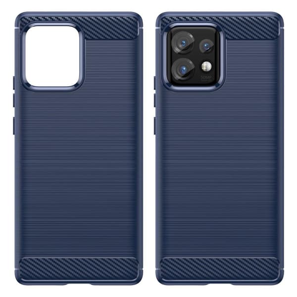 SKALO Motorola Edge 40 Pro 5G Armor Carbon Iskunkestävä TPU suojakuori