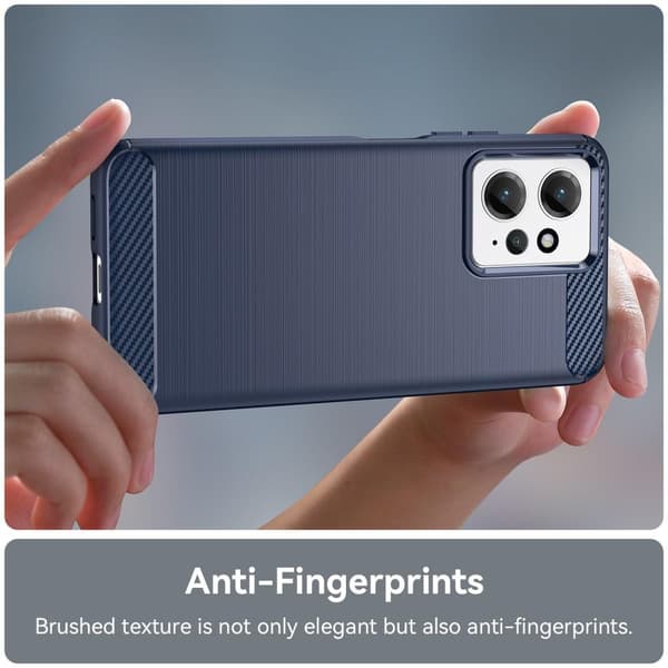 SKALO Xiaomi Redmi Note 12 4G Armor Carbon Stöttåligt TPU-skal