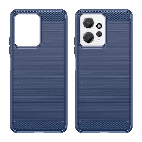 SKALO Xiaomi Redmi Note 12 4G Armor Carbon Stöttåligt TPU-skal