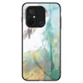 Pikkukuva 1 / 7: SKALO Xiaomi Redmi 12C 4G Marmori karkaistu lasi TPU-suojakuori - #5