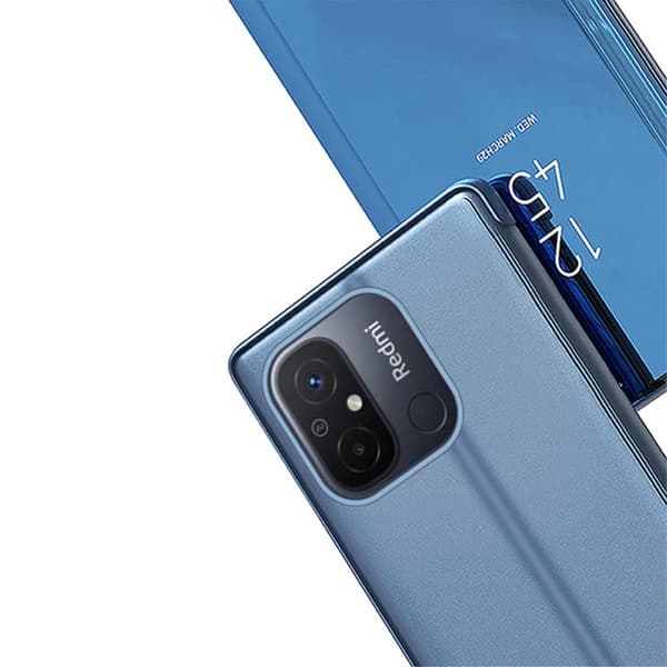 SKALO Xiaomi Redmi 12C 4G Clear View Mirror Etui - Rosa guld