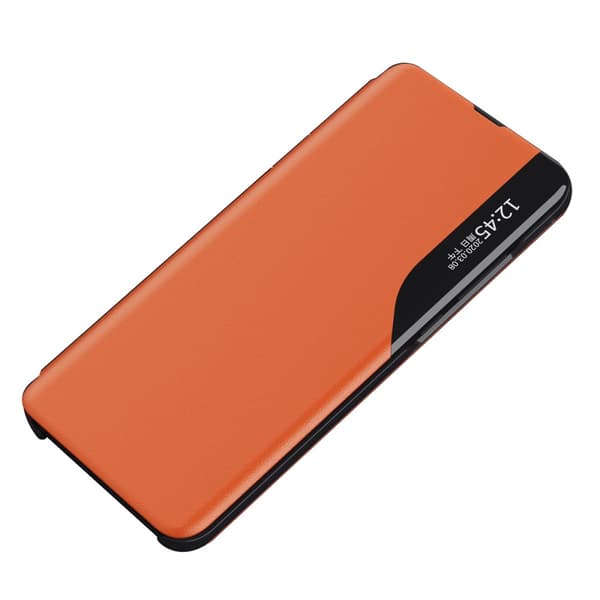SKALO Xiaomi Redmi 12C 4G Clear View Window Cover - Orange