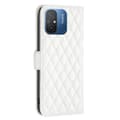 Pikkukuva 9 / 9: SKALO Xiaomi Redmi 12C 4G BINFEN COLOR Tikattu Lompakko - Valkoinen