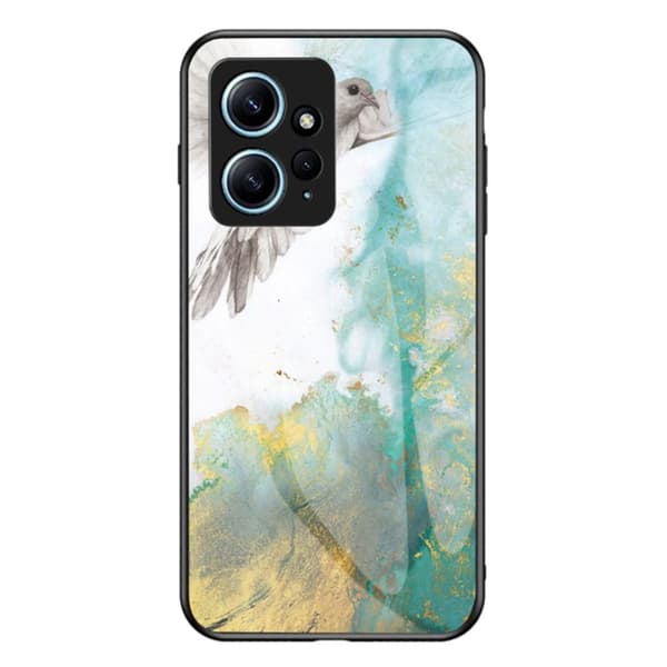 SKALO Xiaomi Redmi Note 12 4G Marmori karkaistu lasi TPU-suojakuori - #3