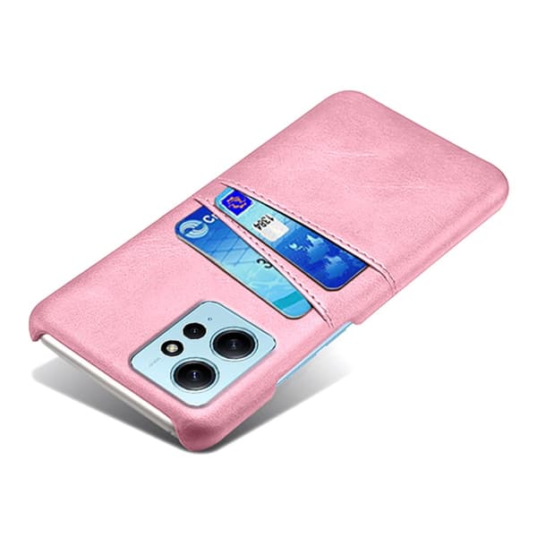SKALO Xiaomi Redmi Note 12 4G PU-nahkainen Korttikotelo - Ruusukulta