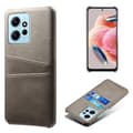 Pikkukuva 1 / 4: SKALO Xiaomi Redmi Note 12 4G PU-nahkainen Korttikotelo - Harmaa