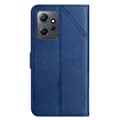 Miniatyrbillede 8 af 8: SKALO Xiaomi Redmi Note 12 4G PU læderpung med prægning - Blå