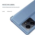 Pikkukuva 6 / 8: SKALO Xiaomi Redmi Note 12 4G Clear View Mirror Lompakko - Hopea