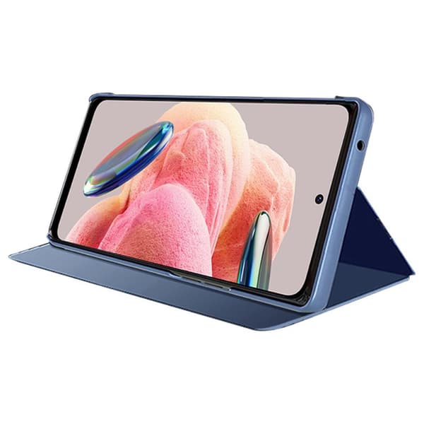 SKALO Xiaomi Redmi Note 12 4G Clear View Mirror Lompakko - Hopea
