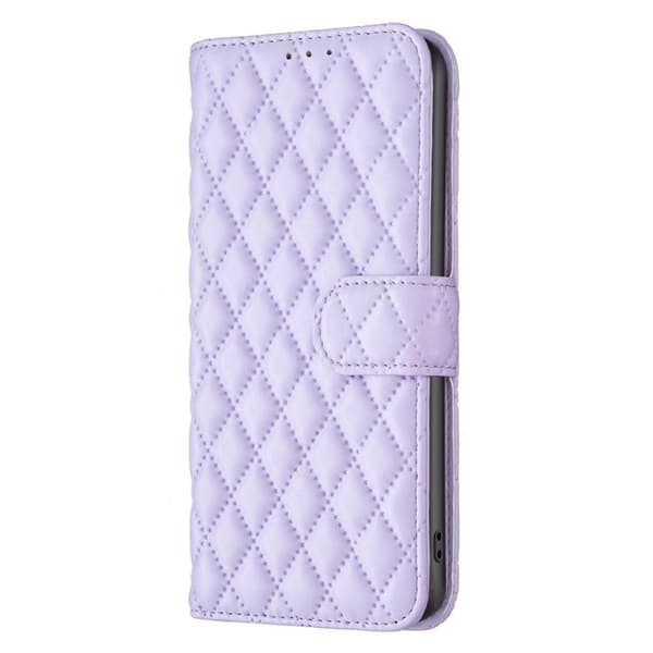 SKALO Xiaomi Redmi Note 12 4G BINFEN COLOR Quiltat Plånbok - Lila
