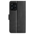 Pikkukuva 6 / 6: SKALO Xiaomi Redmi Note 12 4G Premium Wallet Lompakkokotelo - Musta