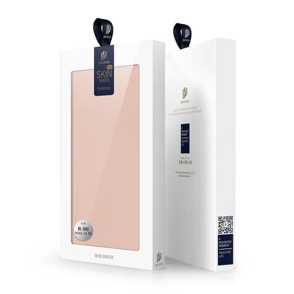 DUX DUCIS Xiaomi Redmi Note 12 4G Skin Pro Series Flip Cover - Pink