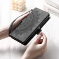 Pikkukuva 7 / 9: SKALO Xiaomi Redmi Note 12 4G Big Wallet Mandala Lompakkokotelo - Harmaa
