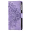 Pikkukuva 8 / 9: SKALO Xiaomi Redmi Note 12 4G Big Wallet Mandala Lompakkokotelo - Violetti