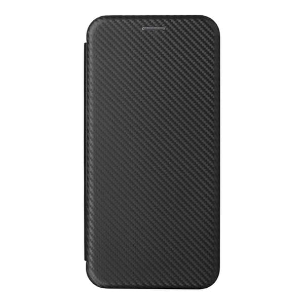 SKALO Motorola Moto G53 5G Carbon Fiber Plånboksfodral - Svart