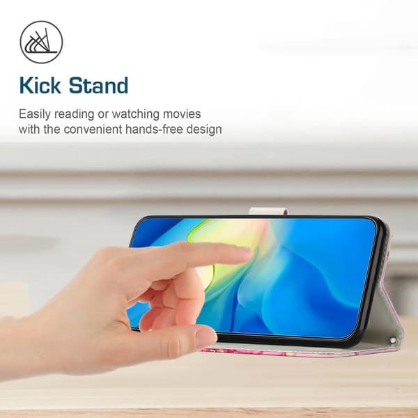 SKALO Motorola Moto G53 5G Marmor 3D Plånboksfodral