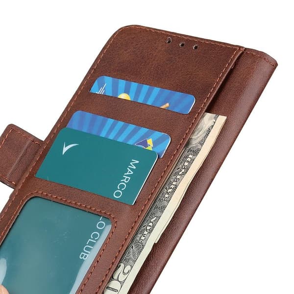 SKALO Asus ROG Phone 7 5G Premium Plånboksfodral - Brun