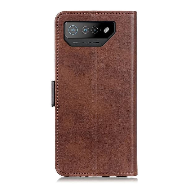SKALO Asus ROG Phone 7 5G Premium Plånboksfodral - Brun