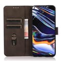Pikkukuva 3 / 7: SKALO Asus ROG Phone 7 5G KHAZNEH Lompakkokotelo PU-nahasta - Ruskea