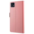 Pikkukuva 8 / 8: SKALO Motorola Edge 40 Pro 5G Kortinhaltijan peililompakko - Ruusukulta