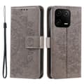 Pikkukuva 1 / 6: SKALO Xiaomi 13 Pro 5G Mandala lompakkokotelo - Harmaa