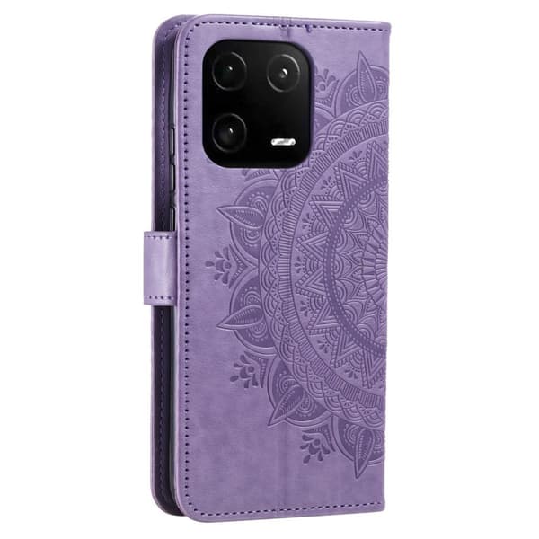 SKALO Xiaomi 13 Pro 5G Mandala lompakkokotelo - Violetti