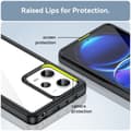 Pikkukuva 5 / 8: SKALO Xiaomi Redmi Note 12 Pro 5G Läpinäkyvä TPU suojakuori - Musta