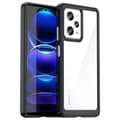 Pikkukuva 1 / 8: SKALO Xiaomi Redmi Note 12 Pro 5G Läpinäkyvä TPU suojakuori - Musta