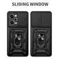 Pikkukuva 9 / 9: SKALO Xiaomi Redmi Note 12 Pro 5G Armor hybridi metallirengas kameran liukusäädin - - Punainen