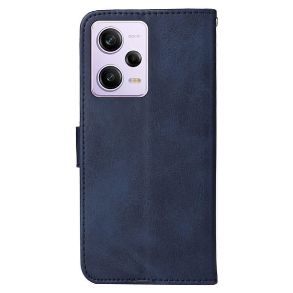 SKALO Xiaomi Redmi Note 12 Pro 5G Flip Cover m. pung i PU-læder - Blå