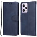 Miniatyrbillede 1 af 11: SKALO Xiaomi Redmi Note 12 Pro 5G Flip Cover m. pung i PU-læder - Blå