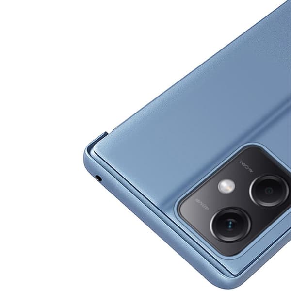 SKALO Xiaomi Redmi Note 12 Pro 5G Clear View Spegel fodral - Rosa