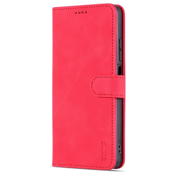 SKALO Xiaomi Redmi Note 12 Pro 5G AZNS Plånboksfodral - Röd