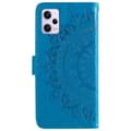 Pikkukuva 5 / 5: SKALO Xiaomi Redmi Note 12 Pro 5G Mandala lompakkokotelo - Sininen