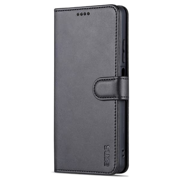 SKALO Xiaomi Redmi Note 12 Pro 5G AZNS Plånboksfodral - Svart