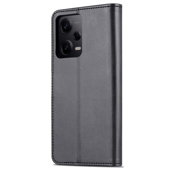 SKALO Xiaomi Redmi Note 12 Pro 5G AZNS Plånboksfodral - Svart