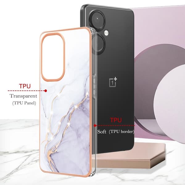 SKALO OnePlus Nord CE 3 Lite 5G Marmor TPU-cover - #2