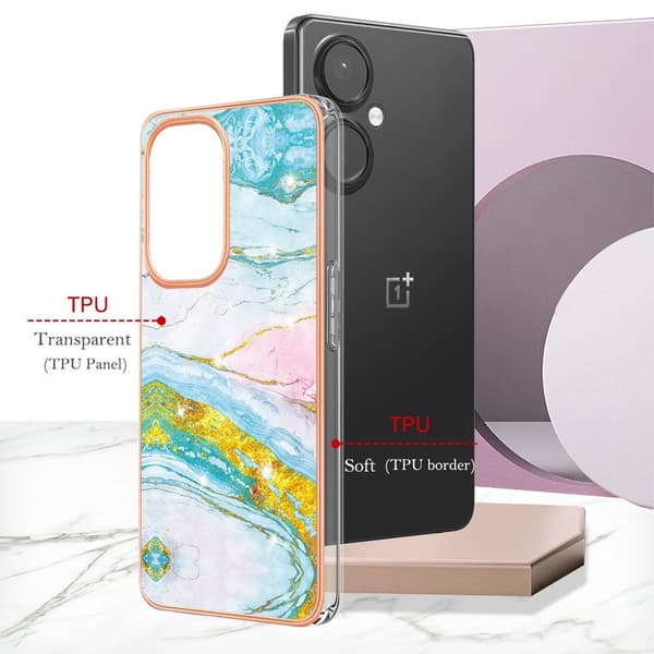 SKALO OnePlus Nord CE 3 Lite 5G Marmori TPU kuori - #4