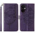 Miniatyrbillede 1 af 6: SKALO OnePlus Nord CE 3 Lite 5G Mandala Butterfly Flip Cover - Mørk lilla