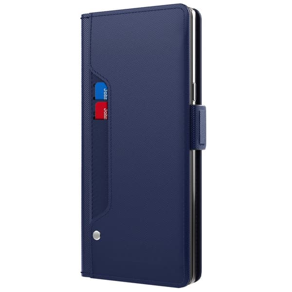 SKALO OnePlus Nord CE 3 Lite 5G Kortholder Mirror Flip Cover - Blå