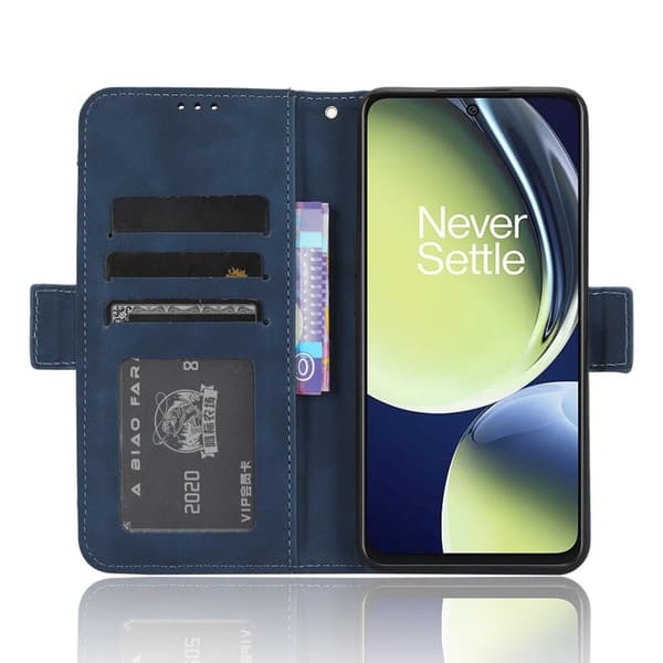 SKALO OnePlus Nord CE 3 Lite 5G 6-lokeroa Lompakkokotelo - Sininen