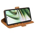 Pikkukuva 3 / 6: SKALO OnePlus Nord CE 3 Lite 5G Premium Wallet Lompakkokotelo - Vaaleanruskea