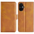 Pikkukuva 1 / 6: SKALO OnePlus Nord CE 3 Lite 5G Premium Wallet Lompakkokotelo - Vaaleanruskea