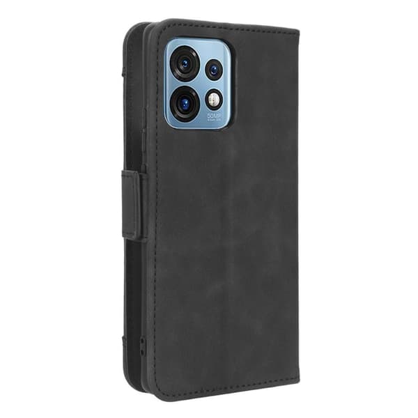SKALO Motorola Edge 40 Pro 5G 6-lokeroa Lompakkokotelo - Musta