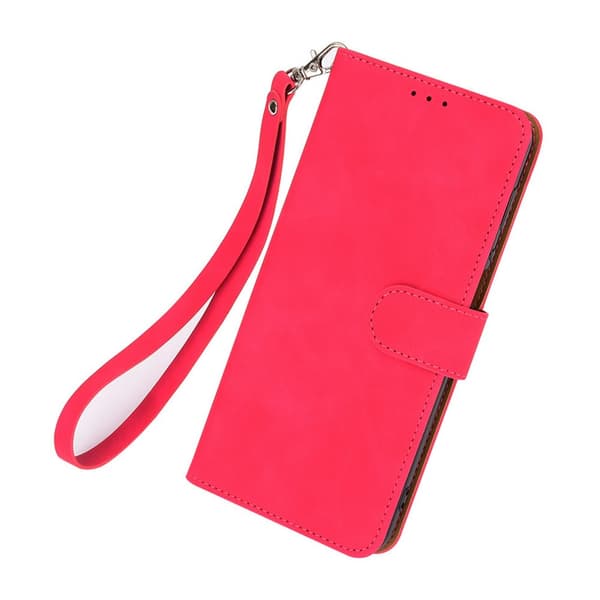 SKALO Xiaomi 13 Pro 5G Matt PU-læderpungetui - Cerise