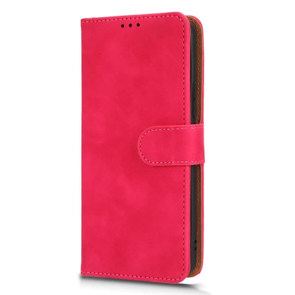SKALO Xiaomi 13 Pro 5G Matt PU-læderpungetui - Cerise