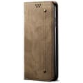 Miniatyrbillede 6 af 7: SKALO Xiaomi 13 Pro 5G Jeans Flip Cover - Khaki