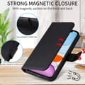 Miniatyrbillede 5 af 8: SKALO Motorola Moto G73 5G Premium Mini Rhombus Wallet Flip Cover - Brun
